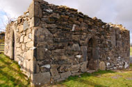 The church of St Columba in County Donegal