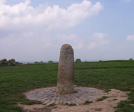 Stone of Destiny at the Hill of Tara in Ireland