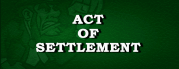 Restoration Act Of Settlement