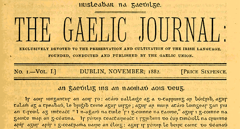 The Forming of the Gaelic League